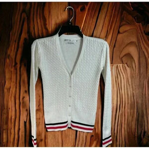 Tommy Hilfiger Vintage Y2K Women's Size Small  Cardigan Letterman's Sweater